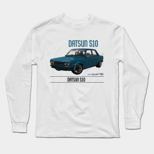 Datsun 510 Baby Blue Long Sleeve T-Shirt